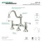 Kingston Brass KS3911BL Restoration Bathroom Bridge Faucet, Polished Chrome KS3911BL - alternate 2